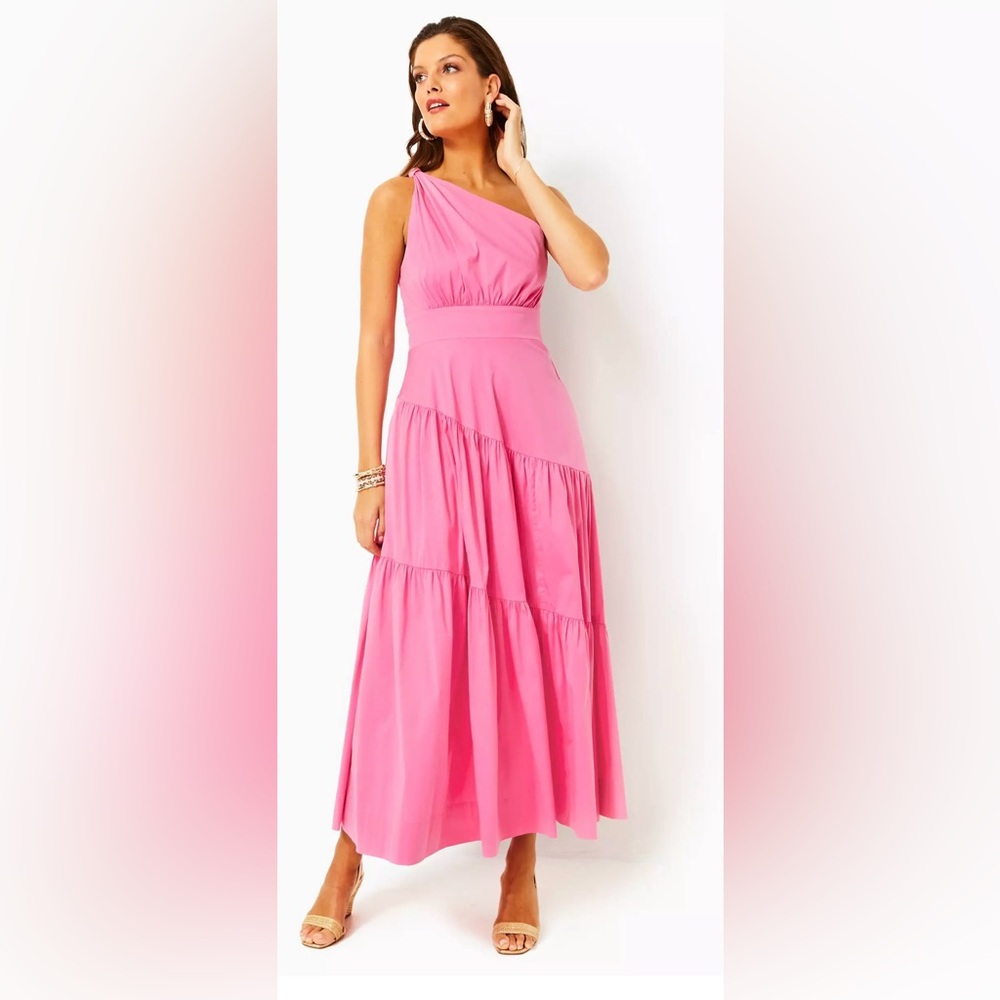 Lilly Pulitzer - Lucilyn One-Shoulder Maxi Dress